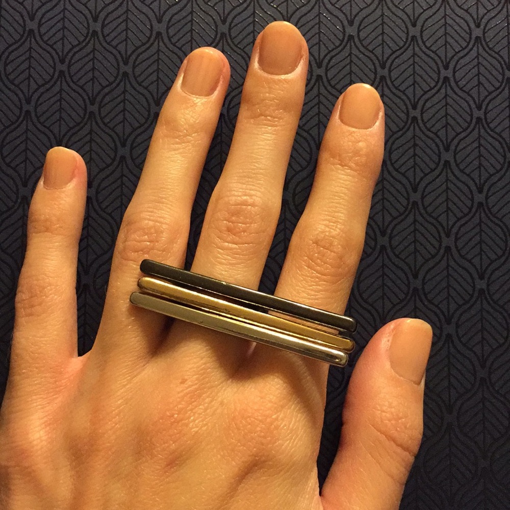 Set of 3 bar rings
